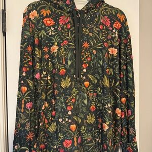 Farm Rio x Anthropologie Floral Hooded Sweatshirt